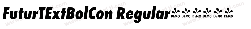 FuturTExtBolCon Regular字体转换